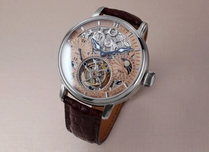 Poljot International Tourbillon Skeleton Gold